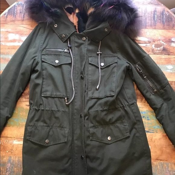 Jocelyn Fur Military Coat - Picture 6 of 8